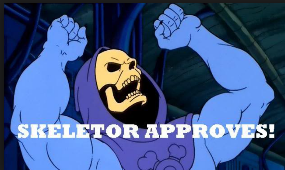 Skeletor approves!
