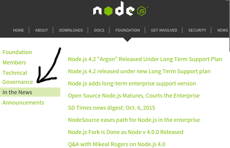 NodeJs foundation model